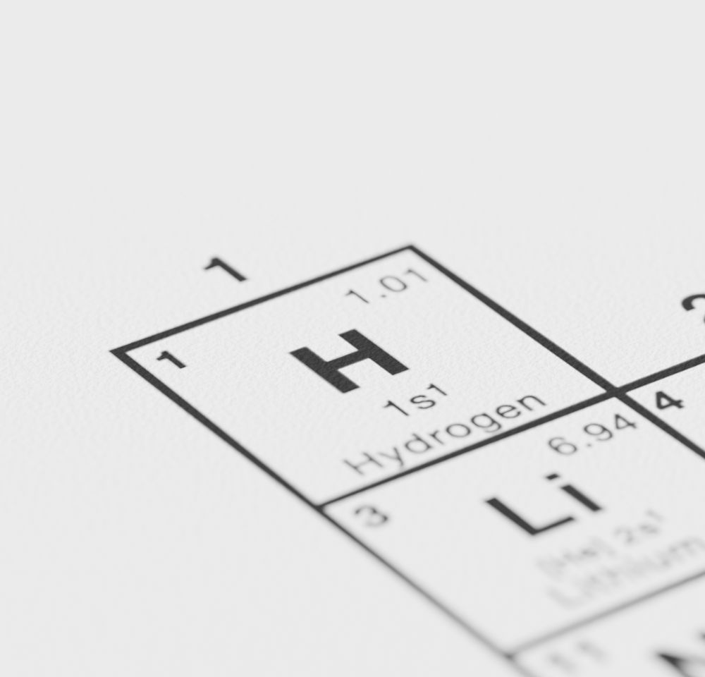 Hydrogen on the periodic table