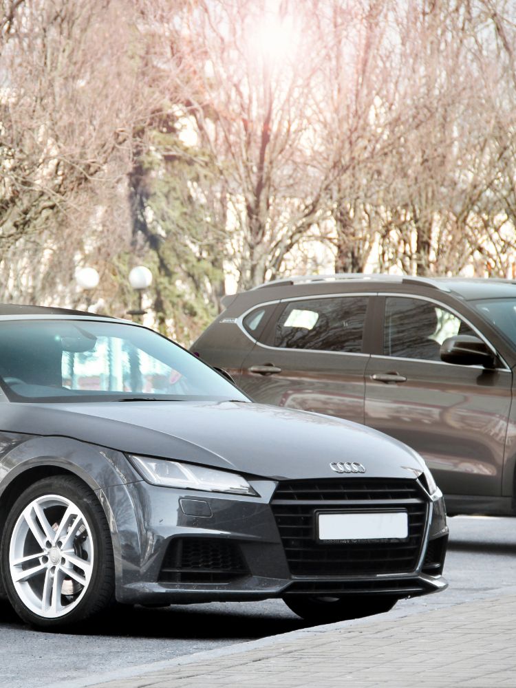 Audi TT parked outside