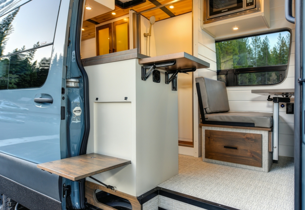 Converted Van inside