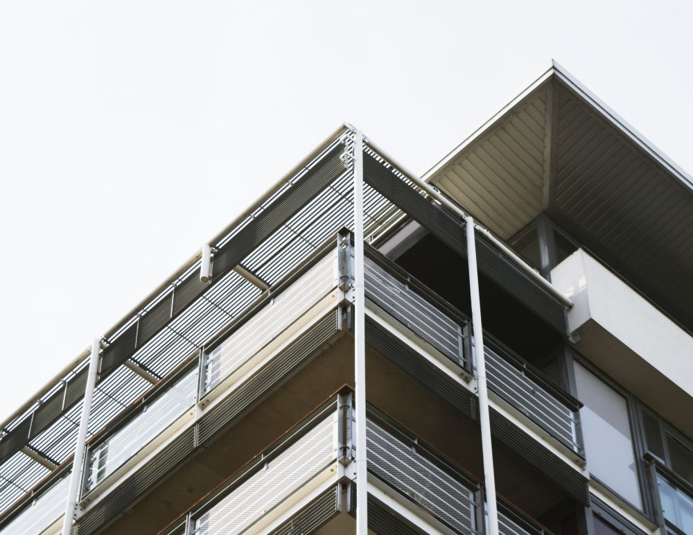 Exterior of a modern block of flats