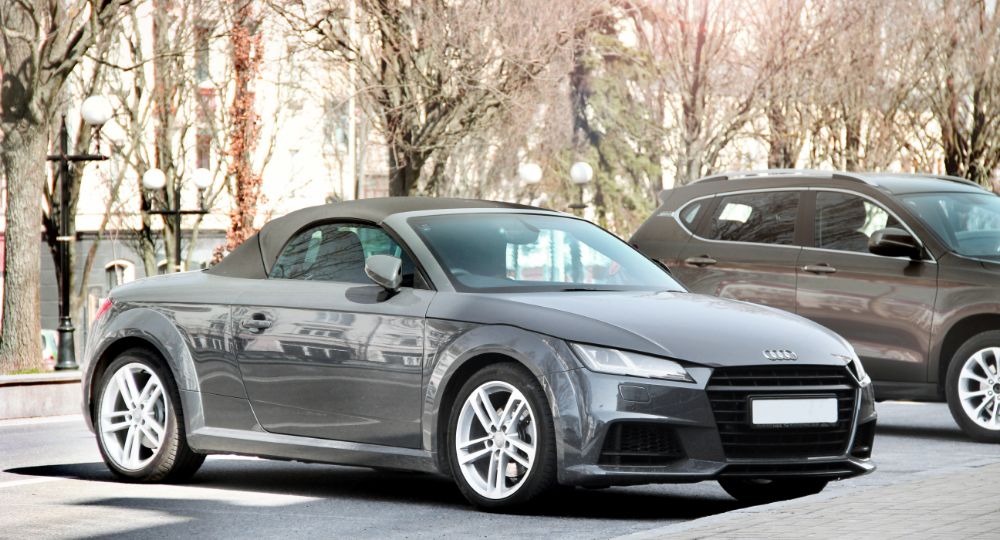 Audi TT parked outside