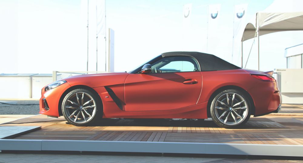 Z4 parked in the sun