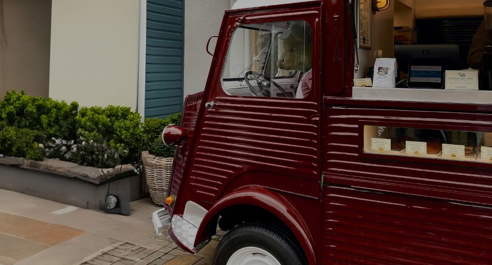 Vintage Van coffee truck conversion