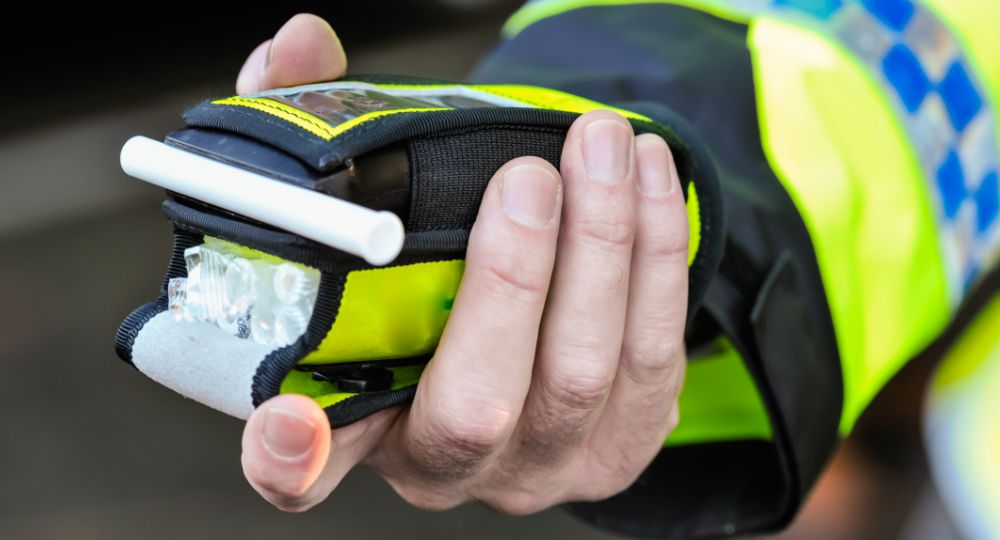 Close up image of a Breathalyzer