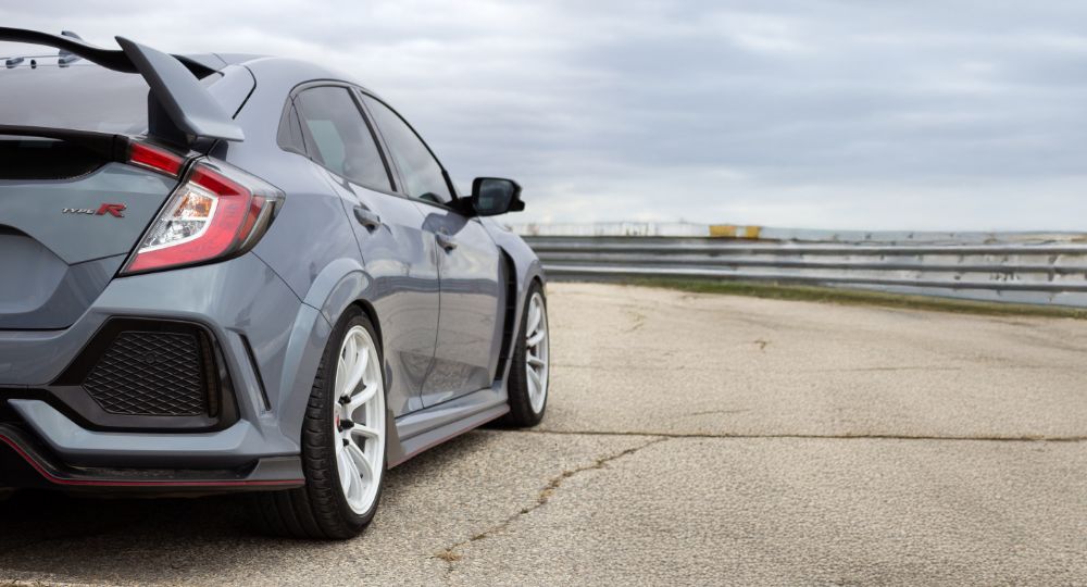 Grey Honda Civic Type R