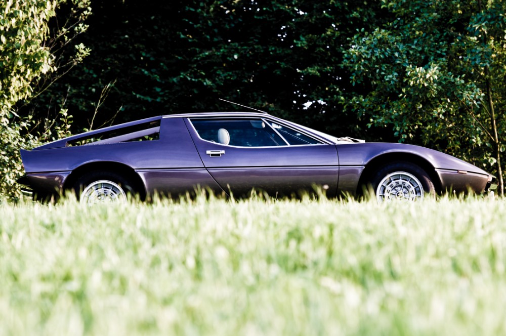 Maserati on the lawn