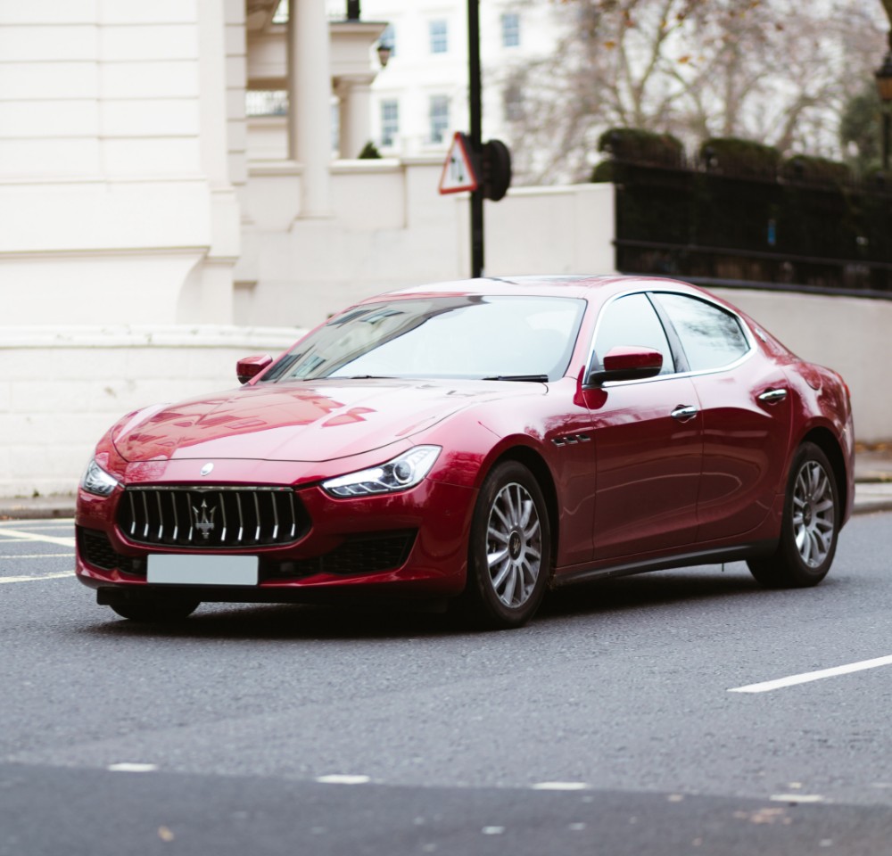Maserati on road