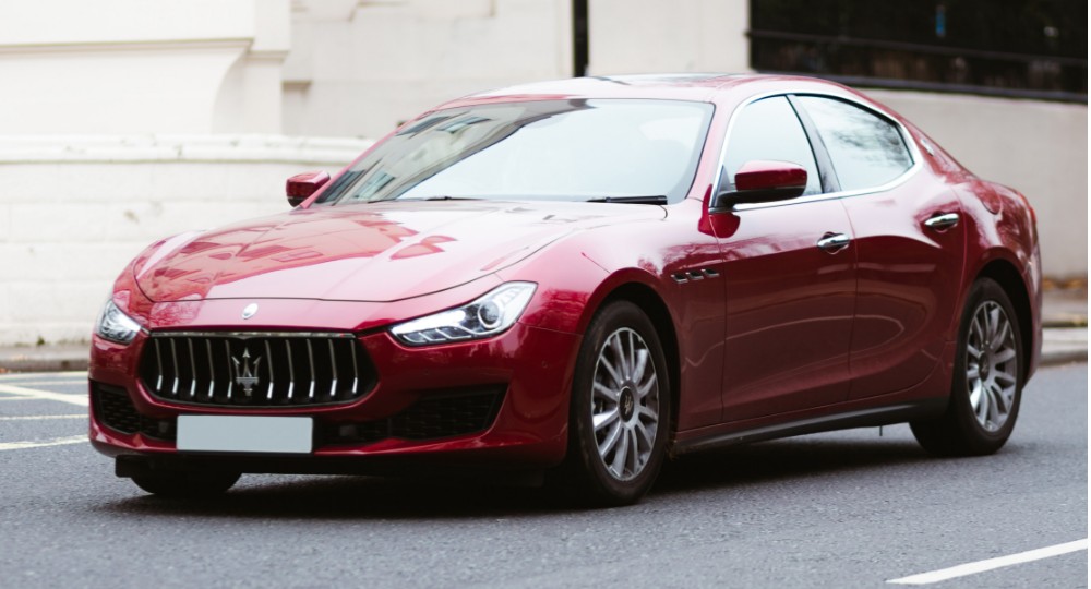 Maserati on road
