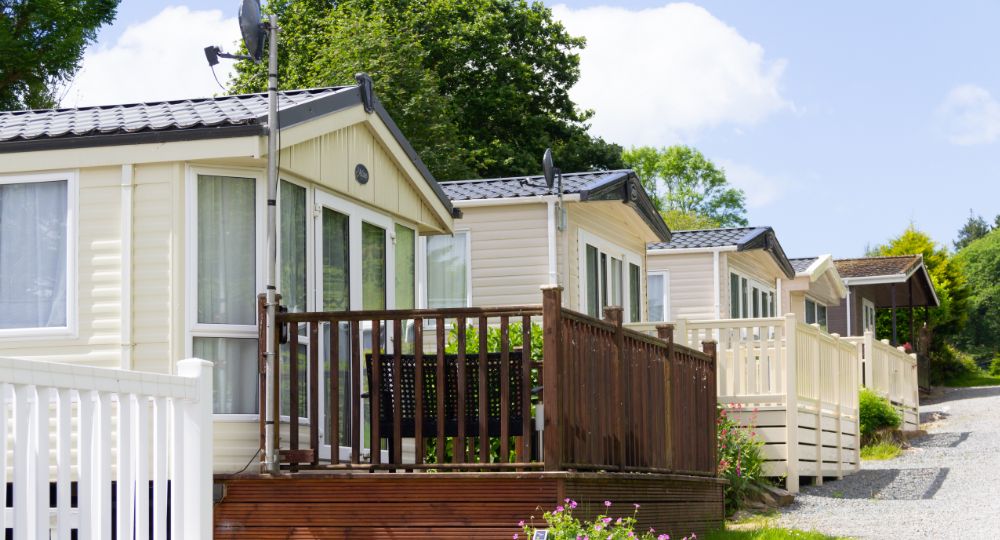 Park homes on a holiday park