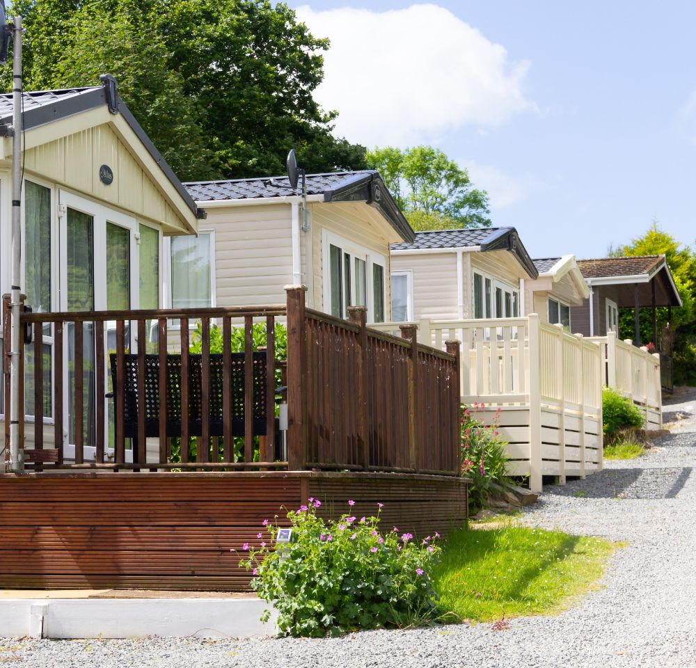 Park homes on a holiday park