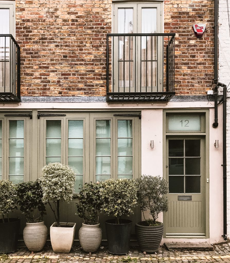 Modern exterior of a flat