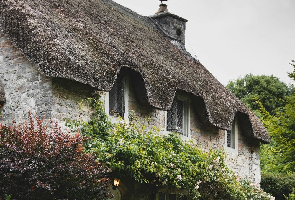Thatched roof in somerset