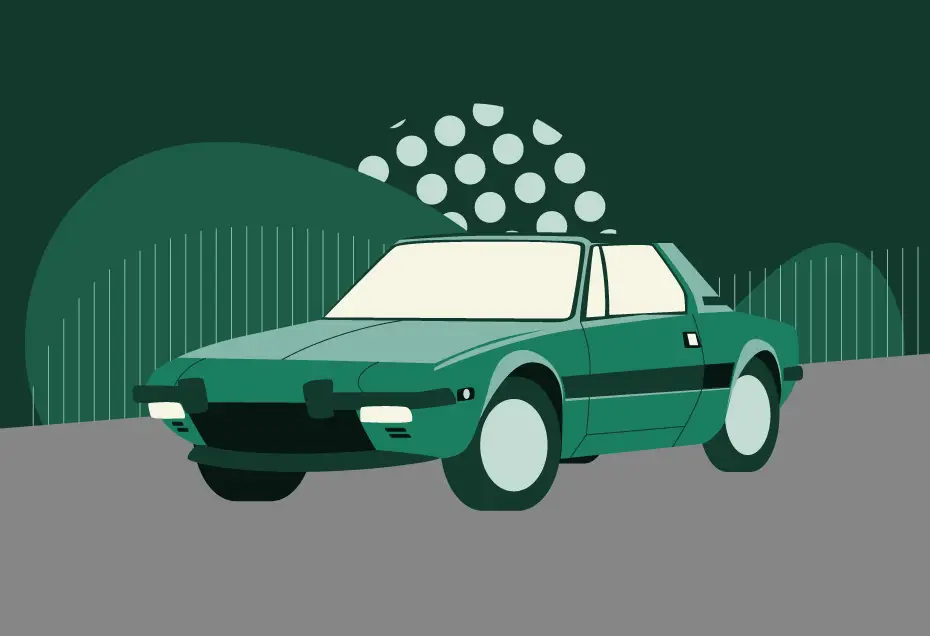 Fiat X1/9 illustration