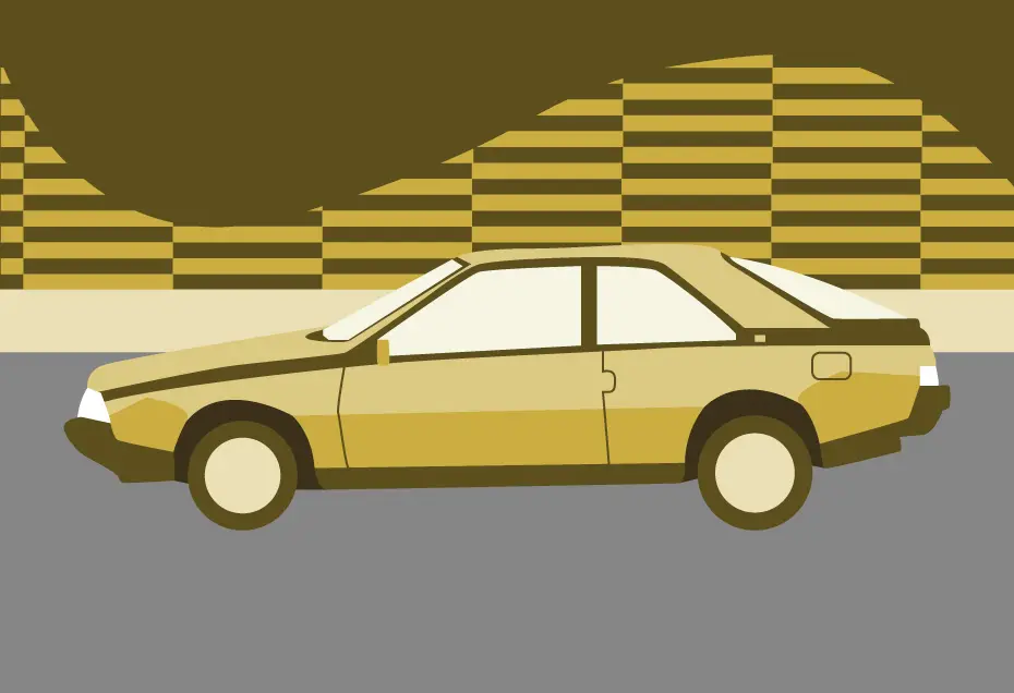 Renault Fuego illustration