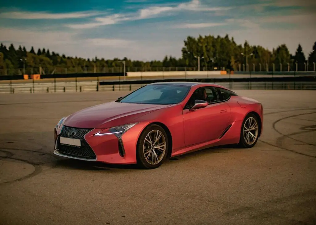 Lexus LC500 outside