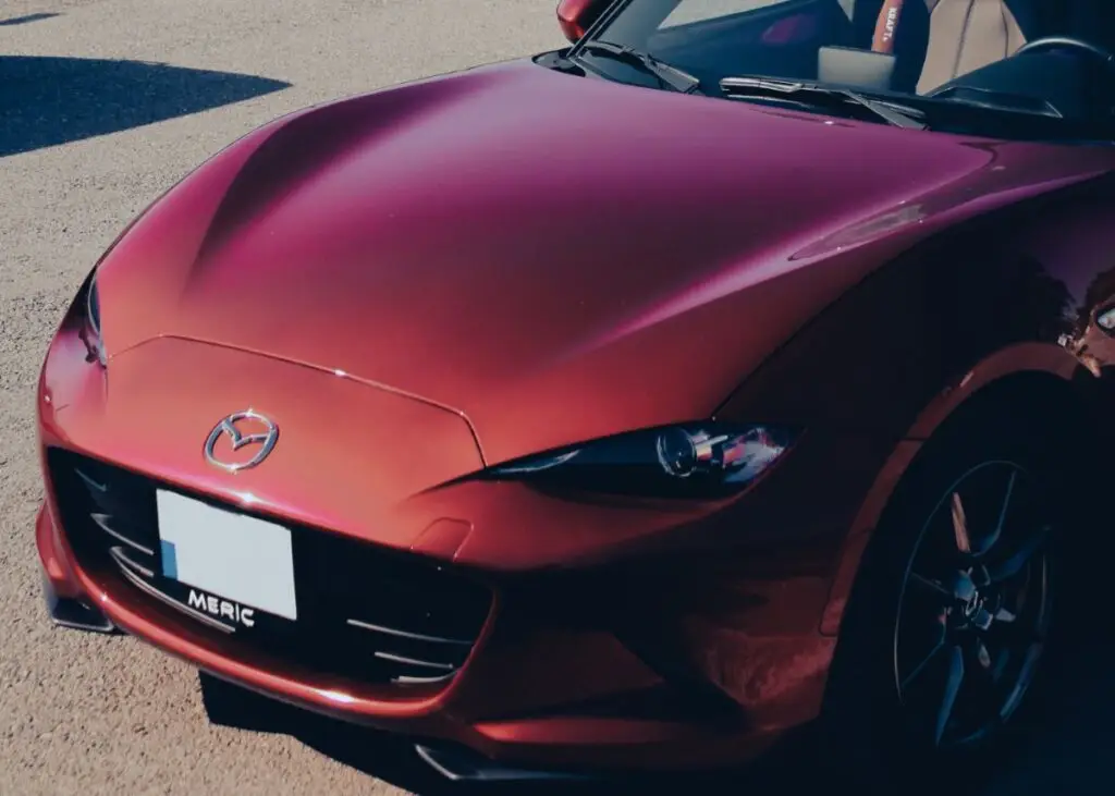 Mazda MX-5 parked in the sun